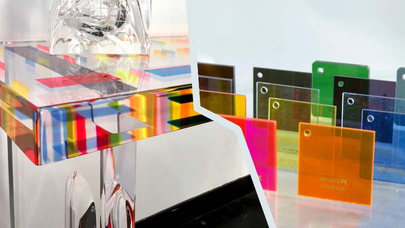 رنگ بندی ورق پلکسی گلاس