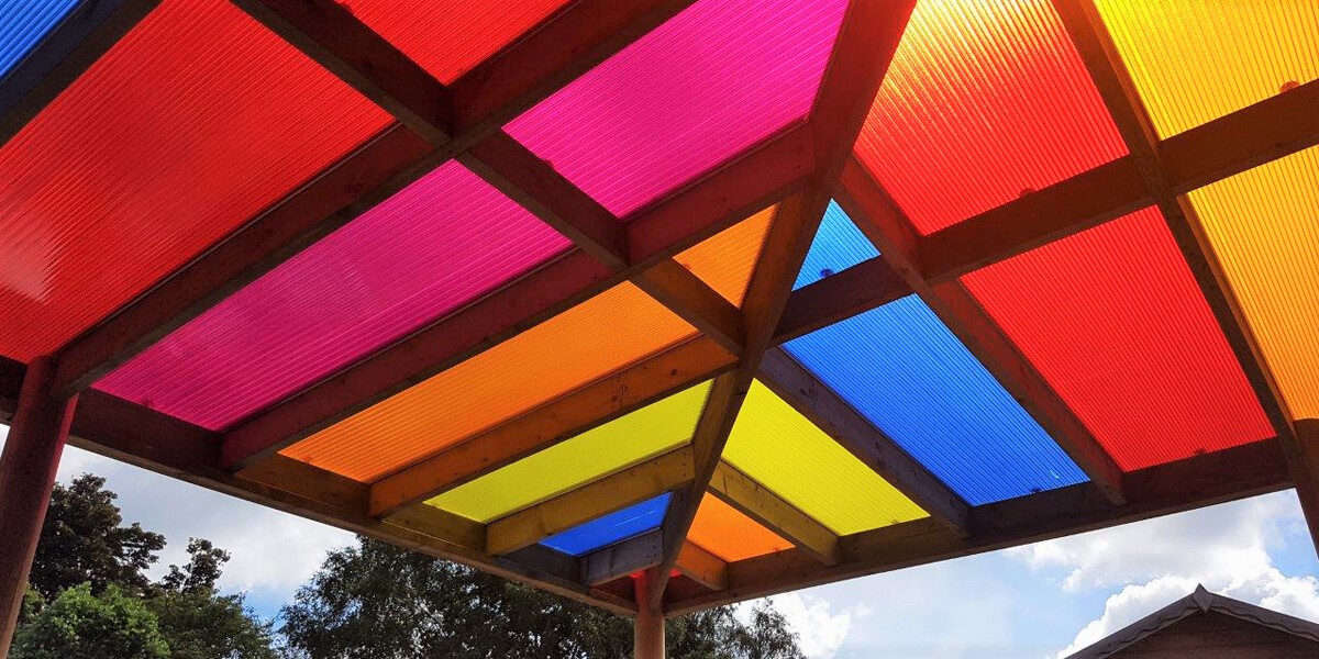 انواع رنگ ورق پلی کربنات