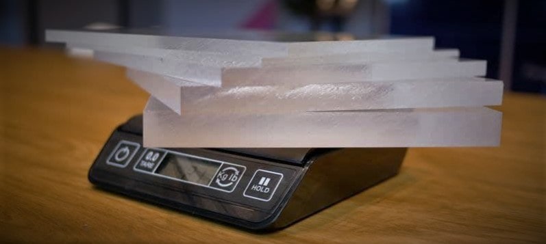 محاسبه وزن ورق پلکسی گلاس