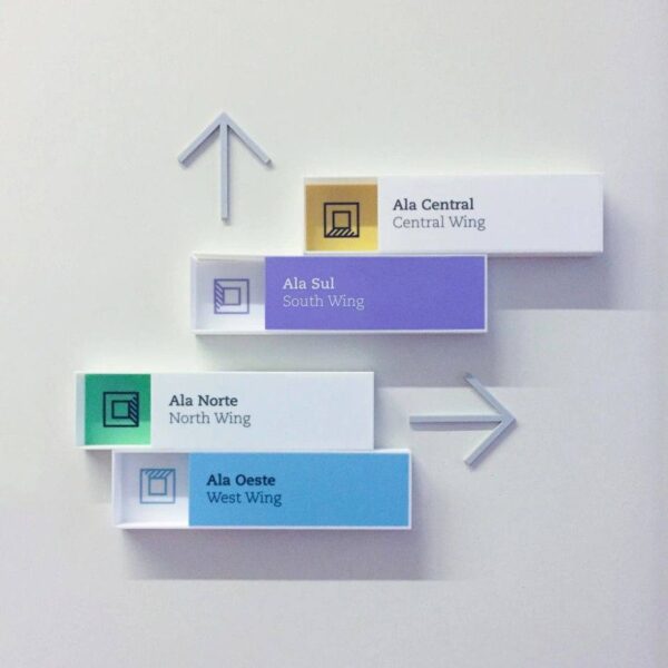 تابلوهای راهنما در لابی‌ها