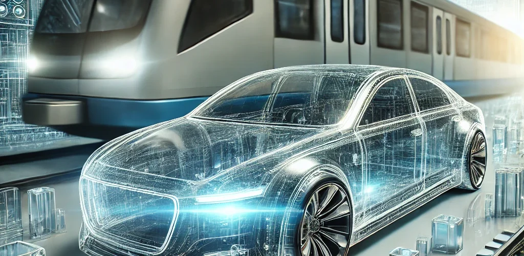 پلکسی گلاس در صنایع خودرو و حمل‌ونقل: